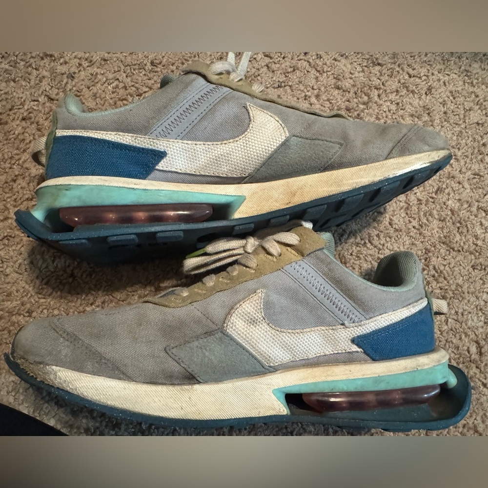 Nike Air Max Low Pre-Day SE Sun Club Wolf Grey Rift Blue Sneaker Men’s Size 11.5 - Picture 6 of 9